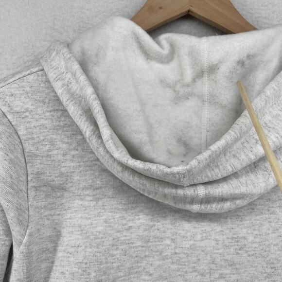 UNIVERSITY OF VERMONT Hoodie Womens M Catamounts Cropped Cutout Fleece Gray - Picture 12 of 15